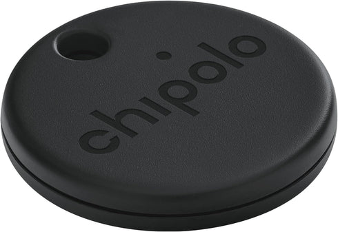 Chipolo ONE Spot (2021) - Key Finder, Bluetooth Tracker for Keys, Bag - Works with The Apple Find My app (only for iOS) (Almost Black)...