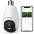 Weatherproof Light Bulb Security Camera Outdoor,2K HD WiFi Light Socket Camera, light bulb indoor security camera,360 outdoor security camera wire...