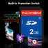INDMEM SD Card 2GB Class 4 Flash Memory Card 2G SLC Stanard Secure Digital Cards (1PC)...