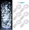 6 Pack Fairy Lights Battery Operated Waterproof Fairy String Lights Firefly Lights LED Starry String Lights 7ft 20 LEDs Silvery Copper Wire for We...