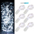 6 Pack Fairy Lights Battery Operated Waterproof Fairy String Lights Firefly Lights LED Starry String Lights 7ft 20 LEDs Silvery Copper Wire for We...