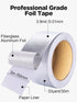 Aluminum Foil Fiberglass Tape, HVAC Heat Resistant Tape,2 Inches x 98 Feet...