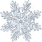 Women's Cubic Zircon Snowflake Brooch Pins Elegant Clear Crystal Ice Flower Lapel Pin Breastpin...