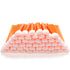 Foam Sticks Cleaning Swabs (50 pcs 5.25" Large Rectangular Foam Tips, Orange) Cleanroom Cleaning Swab Sponge Stick for Inkjet Printer, Optical Ins...