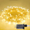 JMEXSUSS Warm White Indoor String Lights for Bedroom, Classroom Lights 8 Modes Twinkle Fairy Lights Plug in, 33ft 100LED Christmas Lights Outdoor ...