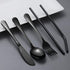 Portable Utensils Set with Case, 4pcs Stainless Steel Reusable Silverware for Lunch Camping School Picnic Workplace Travel, Lunch Box Includ Fork ...