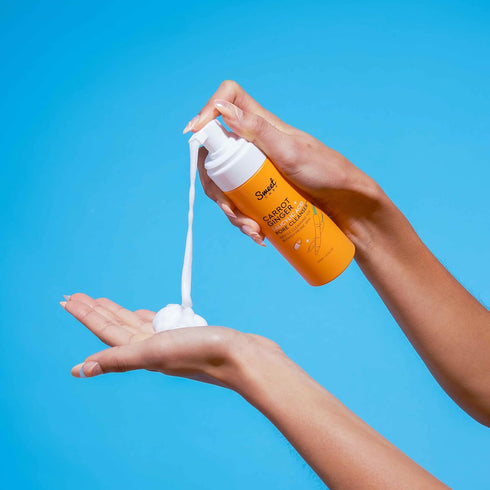 Sweet Chef Carrot Ginger + Salicylic Acid Pore Cleanser - Foaming Face Wash and Gentle Cleanser for Blemish Prone Skin - Brightening Ginger, Pore ...