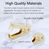 Gold Acrylic Stapler, Desktop Stapler, 25 Sheet Capacity, includes 1000 Staples and Staple Remover...