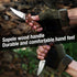DURATECH Compact Fixed Blade Knife, 6-inch Neck Knife, 3-inch Blade, Full Tang, Wood Handle with Molded Sheath, Necklace and Paracord included, fo...