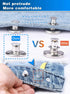 Jeans Button Replacement No Sew: YUANHANG 24 Sets Metal Buttons for Pants - Instant Adjustable Button - Tighten Waist Size by 1 Inch or Extend an ...