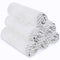 San Francisco Baby Bamboo Rayon Washcloths for Newborn - Soft, Absorbent, 6-Piece, White...