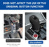 Car Gear Shift Knob Cover, Elastic Anti-Slip Automatic Knob Gear Stick Protector, Comfortable Silicone Shift Knob Cover for Men Women, Interior De...