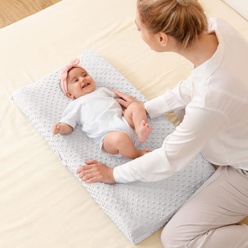 Baby Changing Pad Cover, Super Soft Plush Dot Diaper Changing Table Covers for Baby Girls and Boys, Ultra Comfortable, Diaper Changing Cloths for ...
