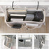 Bedside Caddy, Bedside Hanging Storage Organizer for College Dorm Bed, Bunk and Hospital Beds, Can be Placed Magazine, Books, Phones,Keys, kettle,...