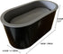 Bigger Oval Silicone Planter Mold, Oval Shape 7 x 3.3 Inch (L x H), Silicone Model for Concrete Flower Pots, DIY Succulent Plant Concrete Model, C...