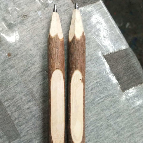 NUOBESTY Wood Branch Pencil Supplies 30 pcs Natural Retro Twig Rustic Pencils Tree Branch Office Gifts for Wooden Pencil Cm Bark Bark Pencils Bran...