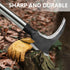 1 Pcs High Manganese Steel Double Scythe,Steel Grass Sickle,Agricultural Hand-Motor Weeding,Blade Thickness 2.8mm,Weeding Scythe Sickle for Outdoo...