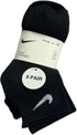 Nike Lightweight Ankle Socks 8pair, X-Small, Black and White...