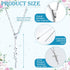 12 Sets Christian Cross Necklace Christmas Faith Cross Necklace for Women Religious Jewelry Faith Gifts Necklace with Bible Verses Cards for Chris...