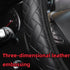 Mandark Car Steering Wheel Cover, Elastic Stretch Leather Anti-Slip Embossing Pattern Steering Wheel Protector, 14.5-15inch Auto Interior Accessor...