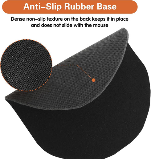 Small Mouse Pad Mini Mousepad Portable Travel Mouse Mat Waterproof Computer Mouse Mat for Laptop Computer Wireless Mouse Keyboard Office Home, Non...