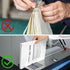 50Pcs Glue Strips with Mesh Backing, 12mm Book Binding Glue Strips, Hot Melt Adhesive Glue Strips with 86-100 Sheet Capacity, Thermal Binding Glue...