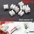Tnisesm 100Pcs Push Quick Wire Cable Connector,White Wiring Terminal,Spring Loaded Electrical Connectors for Home Lighting Appliances & Automotive...