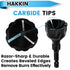 Hakkin 2Pack Hex Shank Deburring External Chamfer Tool with Carbide Blade, Quick Release Deburring Chamfering Drill Bit Repairing Damaged Bolts Sc...
