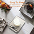 CROWNFUL Food Scale, 11 lb Digital Kitchen Scales with Built-in Coin Battery, Weight Ounces and Grams for Cooking and Baking, 6 Units with Tare Fu...