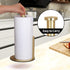 Gold Paper Towel Holder Countertop, OBODING, Gold Kitchen Paper Towel Holder Stand for Kitchen and Bathroom Organization, Stainless Steel Paper To...