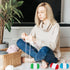 Acrylic Yarn Knitting Wool Crochet Yarn, 12 Colors Mini Craft Yarn Soft Yarn DIY Yarn Crochet Beginner Kit for Adults Handicraft Knitting Crochet ...