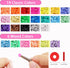 LZOUOWO 6100 Polymer Clay Beads for Bracelets Making Aesthetic Kit 24 Colors Flat Heishi Beads for Jewelry Making DIY Set with Letter Beads, Smile...