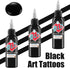 Tattoo Ink 8 oz/Bottle Black Supplies Permanent - Tattoo Ink Black for Art Tattoo - Super Black | YMTID-240-1...