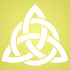 Celtic Trinity Knot Stencil, 6.5 x 6 inch (L) - Geometric Knotwork Sacred Symbol Stencils for Painting Cards...