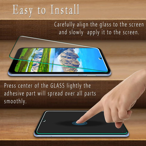 HPTech (2 Pack) Screen Protector Designed for Motorola Moto G Power 2022 Tempered Glass, 9H Hardness, Anti Scratch, Bubble Free, Easy to Install...