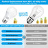 3-Way LED Light Bulbs 15/40/60Watt Equivalent, Daylight White 5000K 3 Way Light Bulbs, Dimmable A19/A60 Three Way Light Bulbs for Table Lamp, Floo...