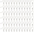 Pandahall 200pcs Stainless Steel Hypoallergenic Earring Hooks Fish Earwire with Coil for Jewelry Makings 14x17x2mm...