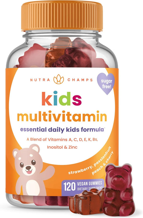 NutraChamps Kids Multivitamin Gummies | Multivitamin for Kids | 120 Gummy Vitamins for Kids | Sugar Free Kids Vitamins Gummy Multivitamin | Vegan ...