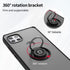 TJS Compatible with Motorola Moto One 5G Ace 2021 Case, Moto G 5G 2021 Case, with Tempered Glass Screen Protector Metal Ring Magnetic Support Kick...