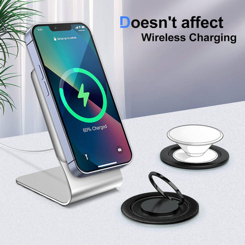 Lendouble Magnetic Disk Base for Magsafe Accessories, Removable Magnet Plate Compatible with iPhone 15/14/13/12 Pro Max Mini & Mag Case, Non Adhes...