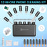 iPhone Cleaning Kit for Charging Port Cleaner, Multi-Tool iPhone Cleaner Repair Lightning Cables, Phone Cleaning Kit for iPhone, iPad, Connectors,...