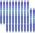 ChicRosa 40 Pack Blue Gel Pens, Retractable Medium Point Gel Ink Pens Smooth Writing for School Office Home, Comfort Grip(20 Pens with 20 Refills)...