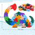 LovesTown Animal Wooden Puzzle, Alphabet Jigsaw Puzzle Alphabet Building Blocks Wooden Dinosaur Letters Numbers Block Toys for Kids Toys Preschool...