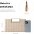 Lanpet Women's Clutch Handbags Convertible Straw Clutch Purse Summer Beach Bag 2024 (Beige)...