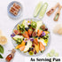 P&P CHEF 10 Inch Pizza Pan, 3 Pieces Stainless Steel Round Pizza Tray Dish Plate For Oven Baking Roasting, Healthy & Heavy Duty, Rust Free & Dishw...