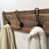 Keadic 12 Pack Heavy Duty Rustic Black Coat Hooks Kit with Screws and Expansion Screws Included, Wall Mounted Coat Hanger | Double Vintage Wall Ho...