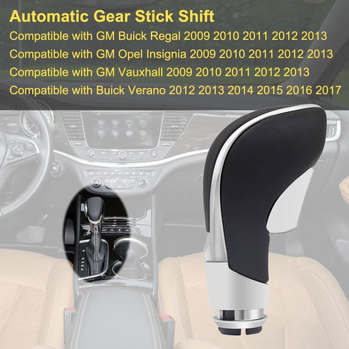 Automatic Gear Stick Shift Knob fit for Buick Regal Verano 2012-2017 fit for GM Vauxhall 2009-2013 fit for Opel Insignia 2009 2010 2011 2012 2013...