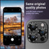 AFARER [2 Pack Camera Lens Protector for iPhone 15 Pro 6.1"/iPhone 15 Pro Max 6.7",3D Aluminum Metal Lens Film,9H Hardness Tempered Glass Camera S...