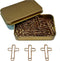Cross Paper Clips Bookmarks Bible, 60 Pack Bible Paper Clips, (Rose Gold Color) Journaling Paper Clips, Bible Study Supplies, Christian Journaling...