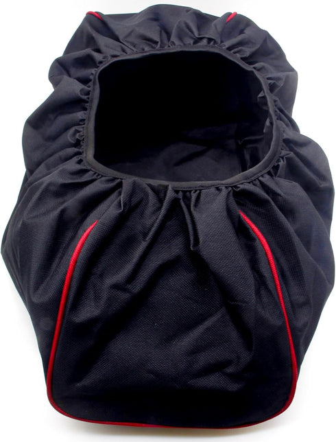 HUIKANGSHENG Winch Cover Waterproof, Heavy Duty, 600D Oxford Textile, Elastic Hem, Double Stitched Seams, Decorative Straps, Fits 8000-17500 lbs W...